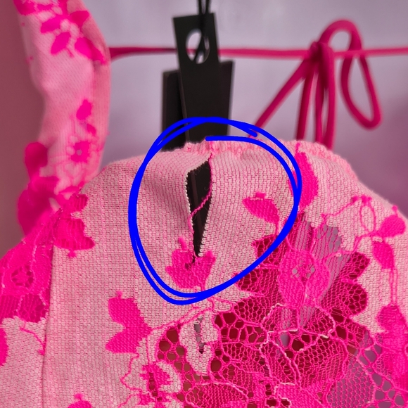 I.AM.GIA Leona Mini Dress Neon Pink - Picture 9 of 9